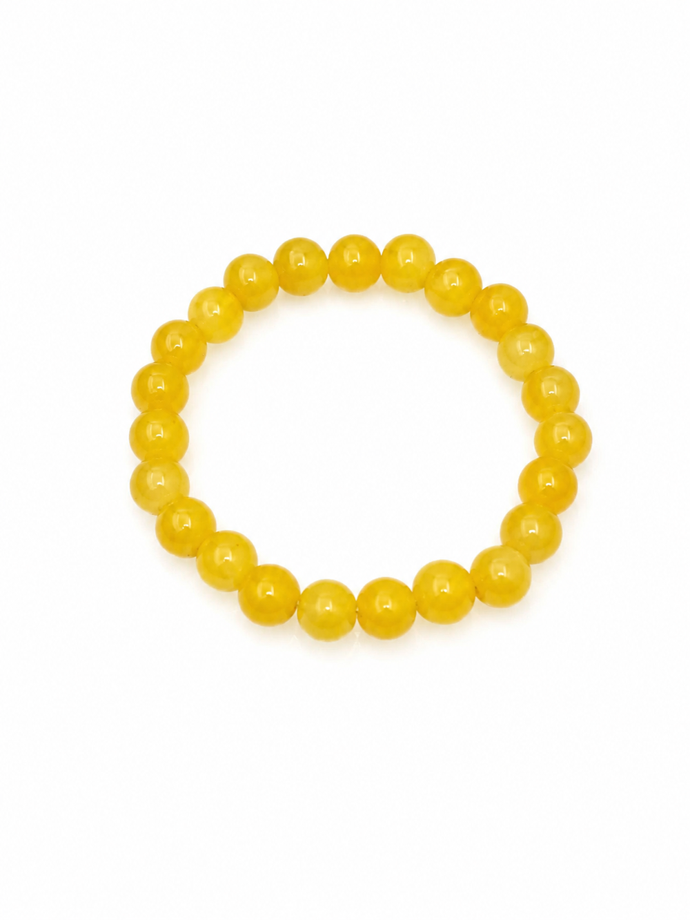 Sunny Glass Beaded Stretch Bracelet ☀️
